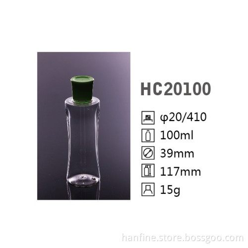 100ml Plastic PET Packaging Bottle repair cream bottle